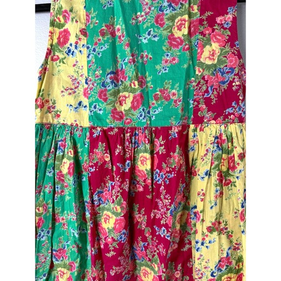 Vtg 90s April Cornell Cornelloki Floral Dress Cottagecore Maxi Dress 9/10 - Picture 6 of 8